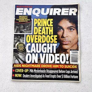 5/16/2016 NATIONAL ENQUIRER PRINCE DEATH EDITION NEWSPAPER